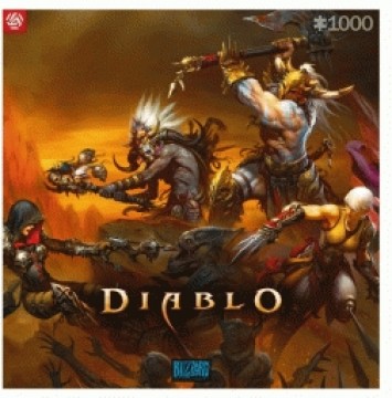 Puzle Good Loot Gaming Puzzle: Diablo Heroes Battle (1000 pieces)