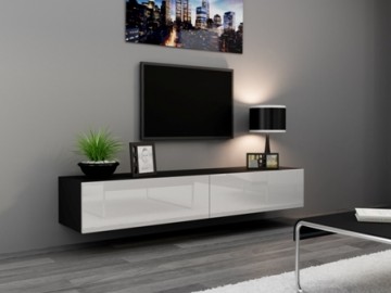 Halmar TV Stand VIGO RTV 180 black/white