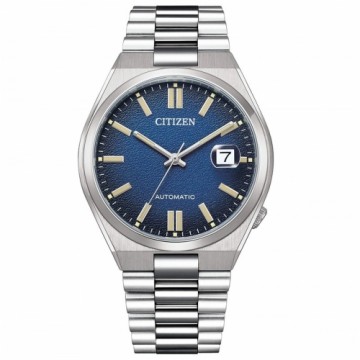 Vīriešu Pulkstenis Citizen TSUYOSA AUTOMATIC - BLUE Sudrabains (Ø 40 mm)