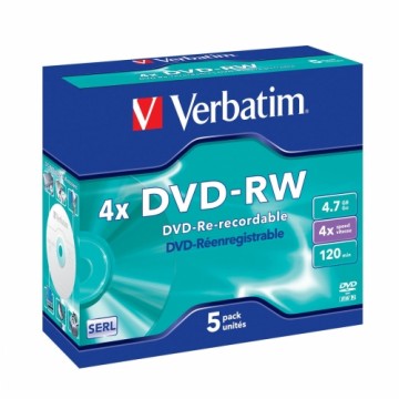 DVD-RW Verbatim VB-DMW44JC 5 штук