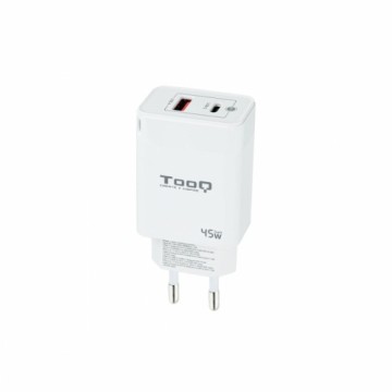 Сетевое зарядное устройство TooQ TQWC-GANQCPD45WT Белый 45 W (1 штук)