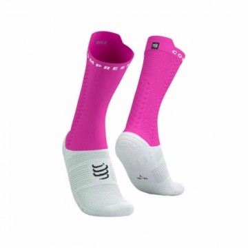 Sporta zeķes Compressport Pro Racing Tumši rozā