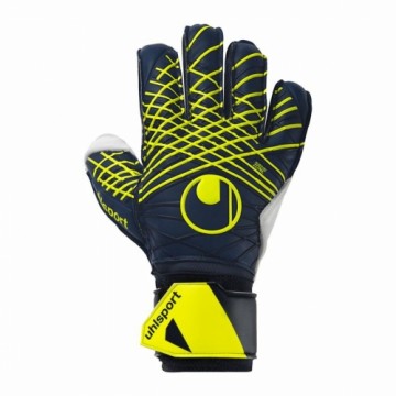 Goalkeeper Gloves Uhlsport Soft Flex Blue Adults