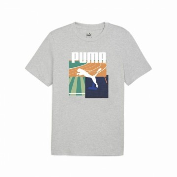 Футболка с коротким рукавом мужская Puma GRAPHICS Серый