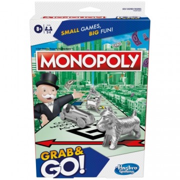 MONOPOLY Ceļojumu spēle „Grab&Go”