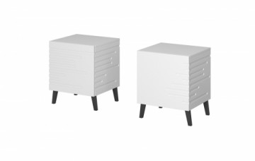 Cama Meble Cama Bedside table NOVA 44x40x52 white matt