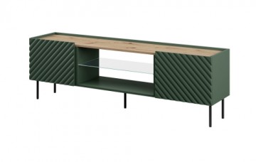 Cama Meble EF ONDA RTV cabinet 180.5x40xH58.39 green (standing or wall mounted)