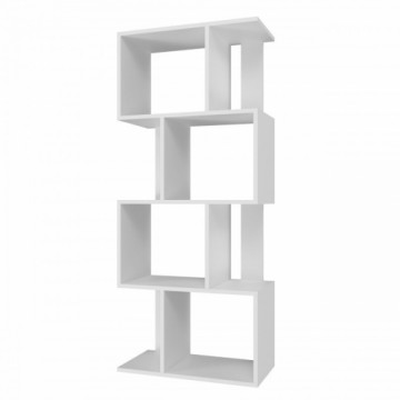 Top E Shop Bookcase FIESTA 4P 59.5x30x140 cm, white