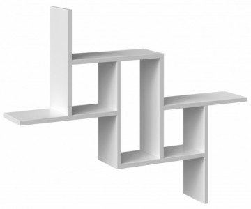 FIESTA hanging shelf 85x15x73.5 cm, white