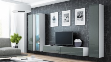 Cama Living room cabinet set VIGO 2 white/grey gloss