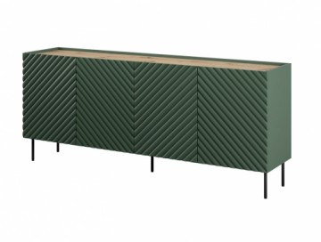 Cama Meble 4D2SZ ONDA chest of drawers 200x45xH85 green