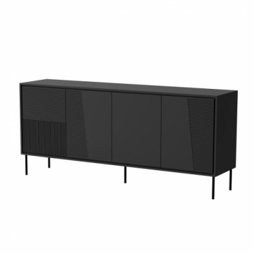 Cama Meble 4D ABI chest of drawers 200x45x88 matt black