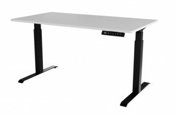 Cama Meble Desk with electric height adjustment MOON LONG 150x80x72-120 black/white