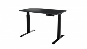 Cama Meble Desk with electric height adjustment MOON 121x67x72-120 black/anthracite