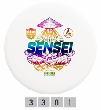 Discgolf DISCMANIA Putter SENSEI Active White 3/3/0/1