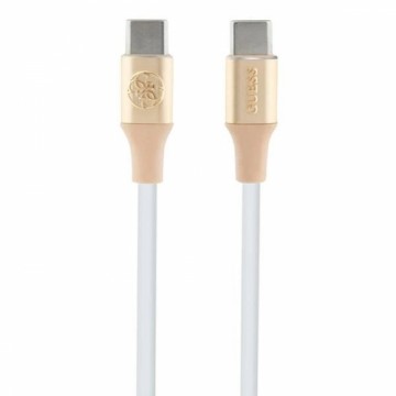 Guess Ebossed Logo USB-C | USB-C Cable 1.5m Fast Charging - Gold