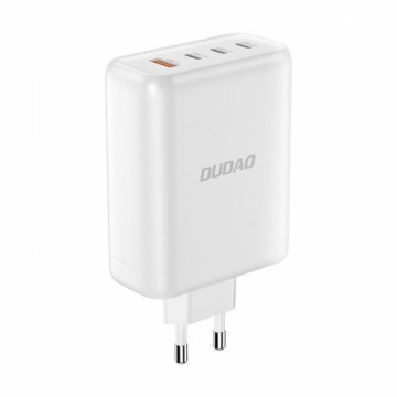 GaN Dudao A140EU USB-A | 3xUSB-C PD 140W charger - white