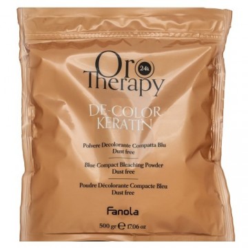 Fanola Oro Therapy 24k De-Color Keratin Highlighting pulveris matu balināšanai 500 g