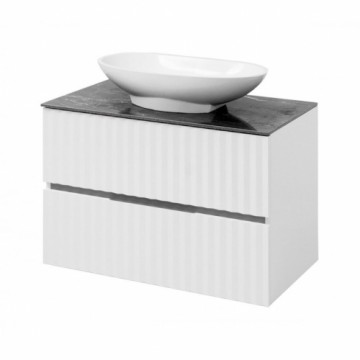 Washbasin cabinet Marble 80 with granit countertop