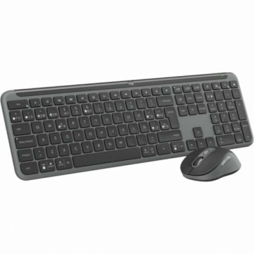 Клавиатура Logitech Серый Испанская Qwerty QWERTY