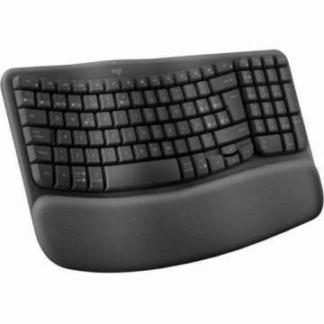 Клавиатура Logitech Серый Испанская Qwerty QWERTY