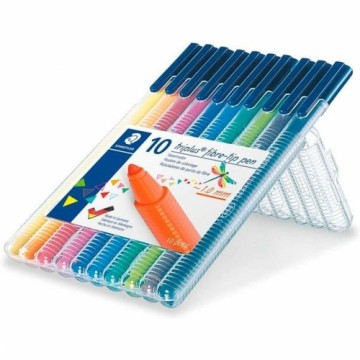 Flomasteru Komplekts Staedtler triplus color 323 Daudzkrāsains (10 Daudzums)