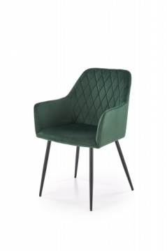 Halmar K558 chair, dark green