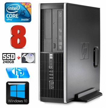 HP 8100 Elite SFF i5-650 8GB 240SSD+1TB DVD WIN10