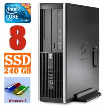 Hewlett-packard HP 8100 Elite SFF i5-650 8GB 240SSD DVD WIN7Pro