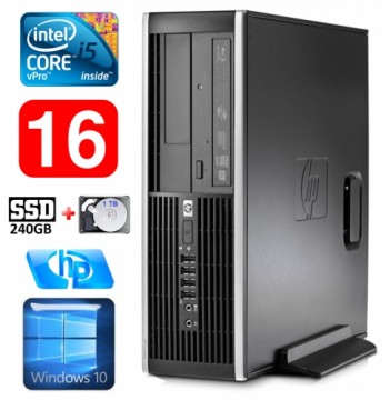 Hewlett-packard HP 8100 Elite SFF i5-650 16GB 240SSD+1TB DVD WIN10