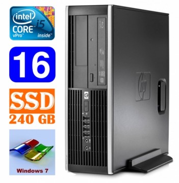 HP 8100 Elite SFF i5-650 16GB 240SSD DVD WIN7Pro