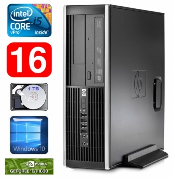 Hewlett-packard HP 8100 Elite SFF i5-650 16GB 1TB GT1030 2GB DVD WIN10