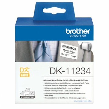 Теги Brother DK11234 Белый Чёрный