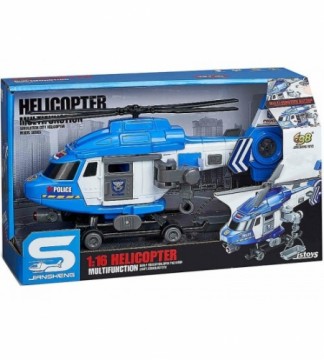 Adar Helikopters Police ar skaņu un gaismu 27 cm 586895