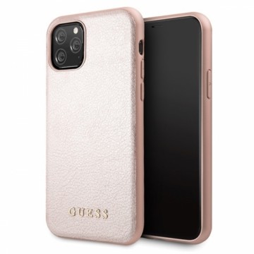 Guess GUHCN58IGLRG iPhone 11 Pro różowo-złoty|rose gold hard case Iridescent