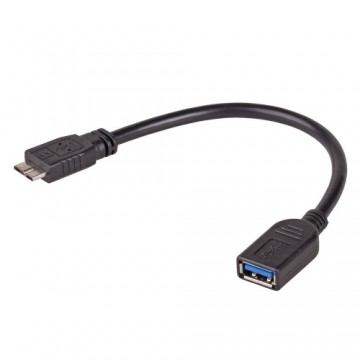 Akyga adapter with cable AK-AD-30 USB A 3.0 (f) | micro USB 3.0 (m) OTG 15cm