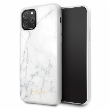 Guess GUHCN58HYMAWH iPhone 11 Pro biały|white Marble