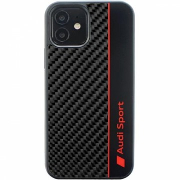 Audi Carbon Fiber Stripe iPhone 12|12 Pro 6.1" czarny|black hardcase AUS-TPUPCIP12P-R8|D1-BK