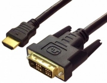 Kabelis Brackton HDMI - DVI 2.0m HD-Read v1.3