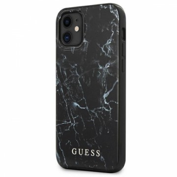 GUHCP12SPCUMABK Guess PC|TPU Marble Cover for iPhone 12 mini 5.4 Black