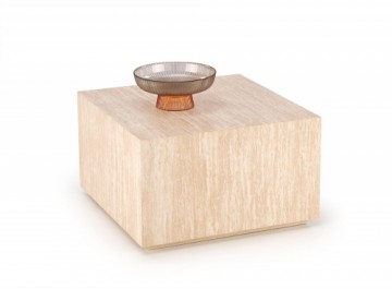 Halmar TRAVERTINO KWADRAT coffe table, travertine