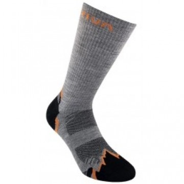 La Sportiva Zeķes HIKING Socks XXL Grey/Hawaiian Sun