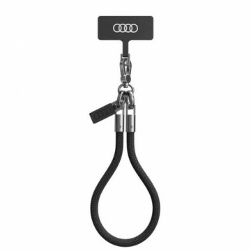 Audi uniwersalna smycz do telefonu 28cm 8mm czarny|black AU-HSL8-R8|D1-BK