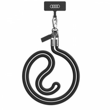 Audi uniwersalna smycz do telefonu 120cm 6mm crossbody czarny|black AU-CBL8-R8|D1-BK