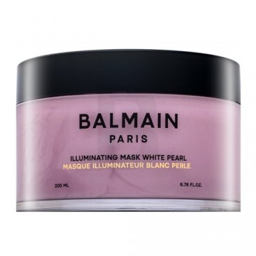 Balmain Illuminating Mask White Pearl нейтрализующая маска для платиновых светлых и седых волос 200 мл