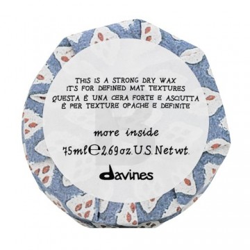 Davines More Inside Strong Dry Wax Воск для придания формы сильной фиксации 75 мл