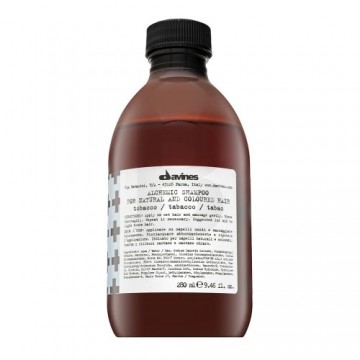 Davines Alchemic Shampoo тонирующий шампунь для каштановых волос Табак 280 мл