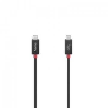 Hama Essential  USB-C - USB-C  40 Gbit|s  5 A  240 W  1 m  black