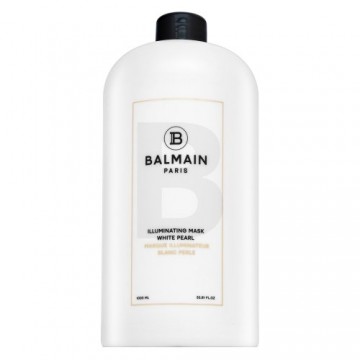 Balmain izgaismojošā maska White Pearl neitralizējoša maska platīna blondiem un sirmiem matiem 1000 ml