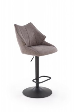 Halmar H122 bar stool, black / grey